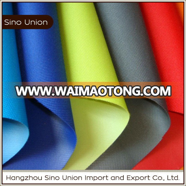 oxford material 100% polyester pvc pu coated fabric for luggage and bag